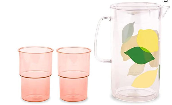 LEMONS & LEAVES 5 PC PITCHER SET