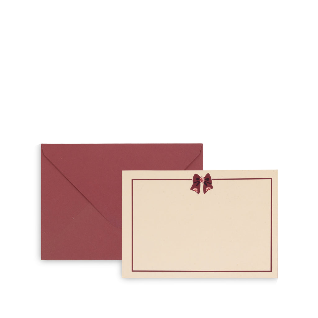 Correspondence Cards, Bow Mosaic