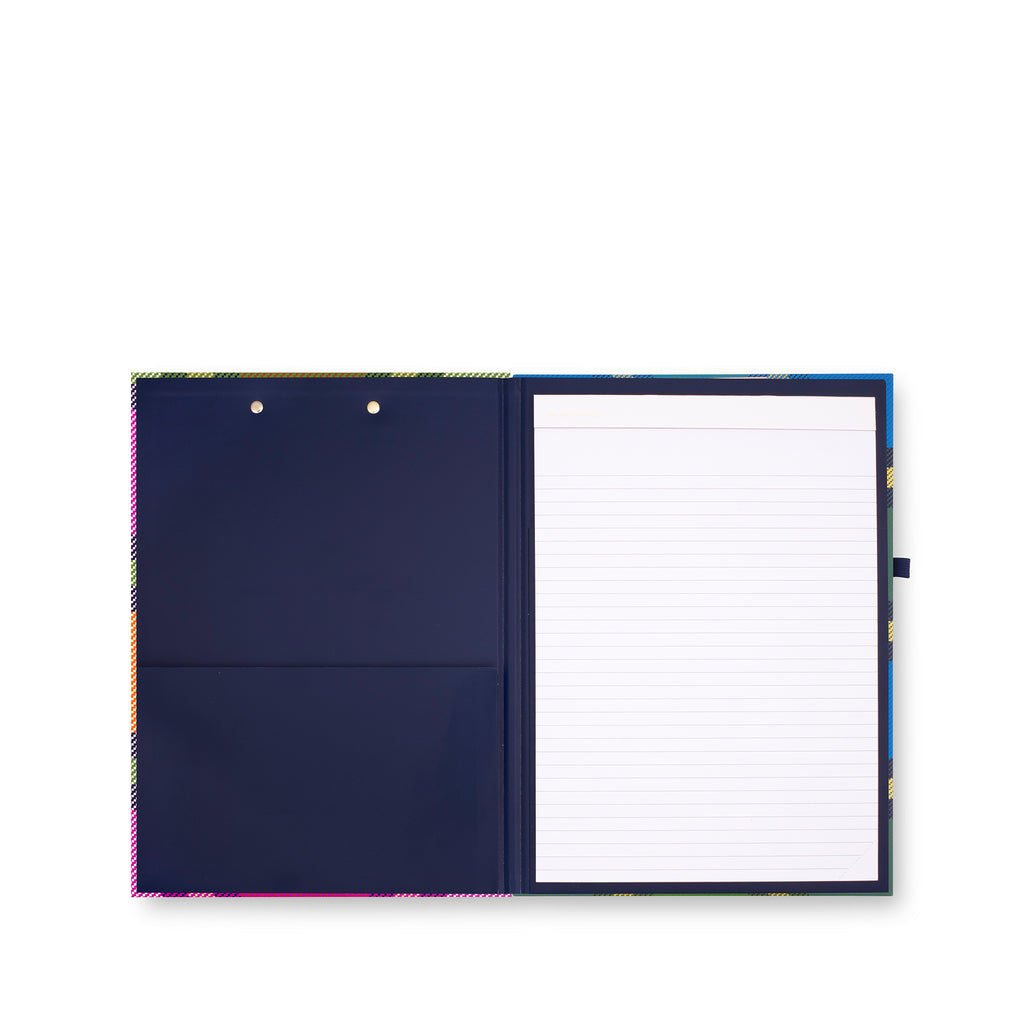 Clipboard Folio, Grand Plaid Duo