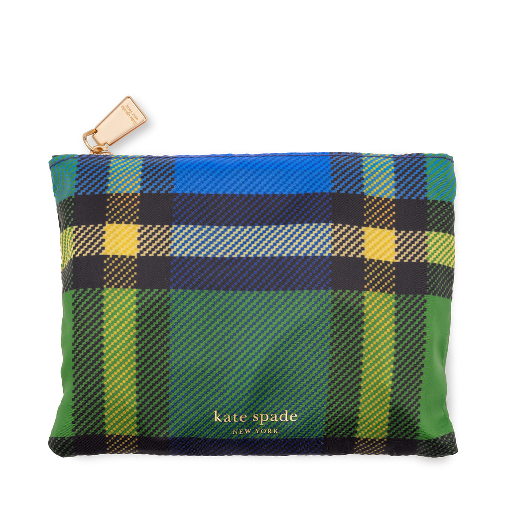 Reusable Shopping Tote, Grand Plaid Duo