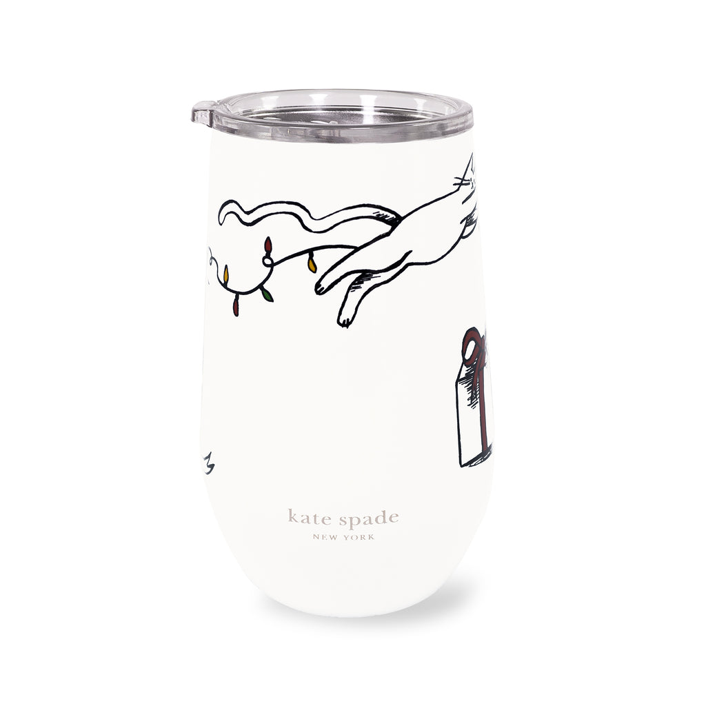 Stainless Steel Wine Tumbler, Holiday Party