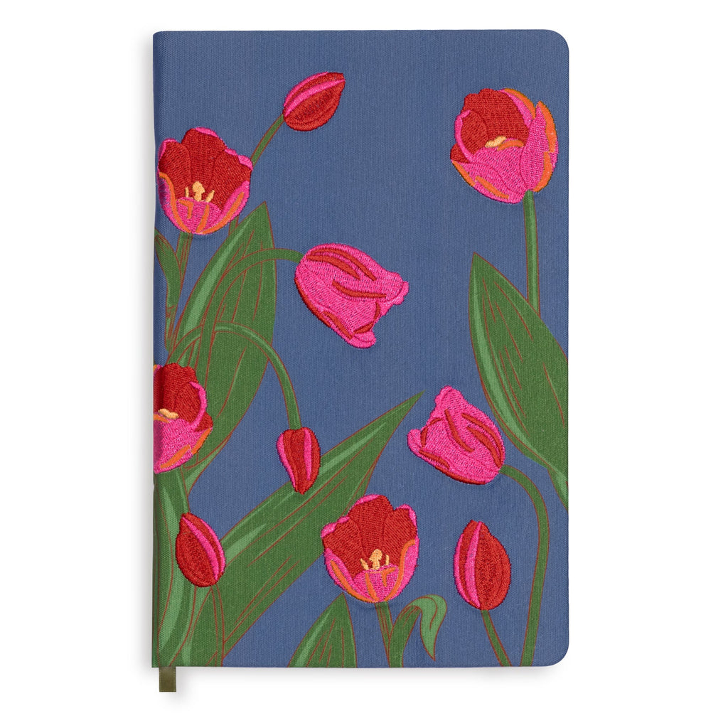 Fabric Journal, Tulips on Quiet Harbor