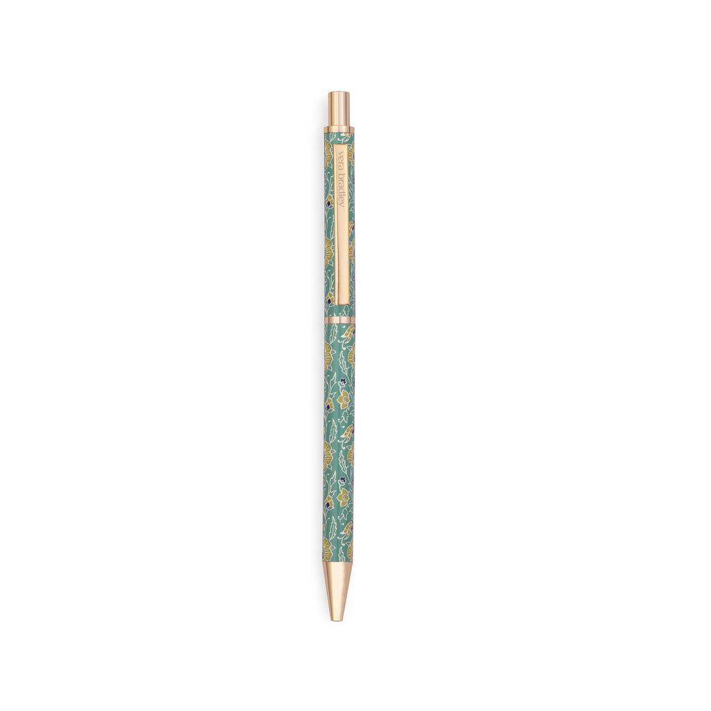 Ballpoint Pen, Gemstone Paisley Aqua