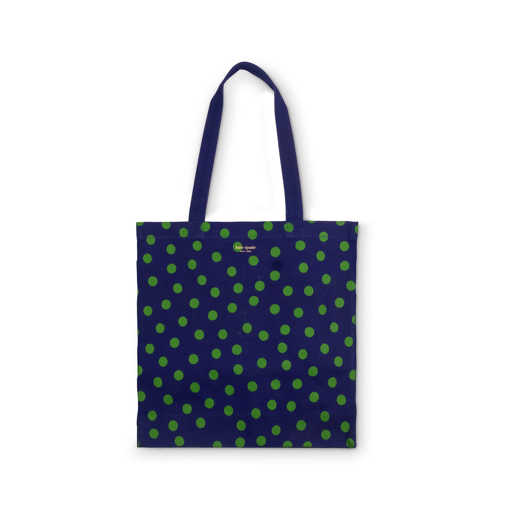 Canvas Book Tote, Sonnet Dot