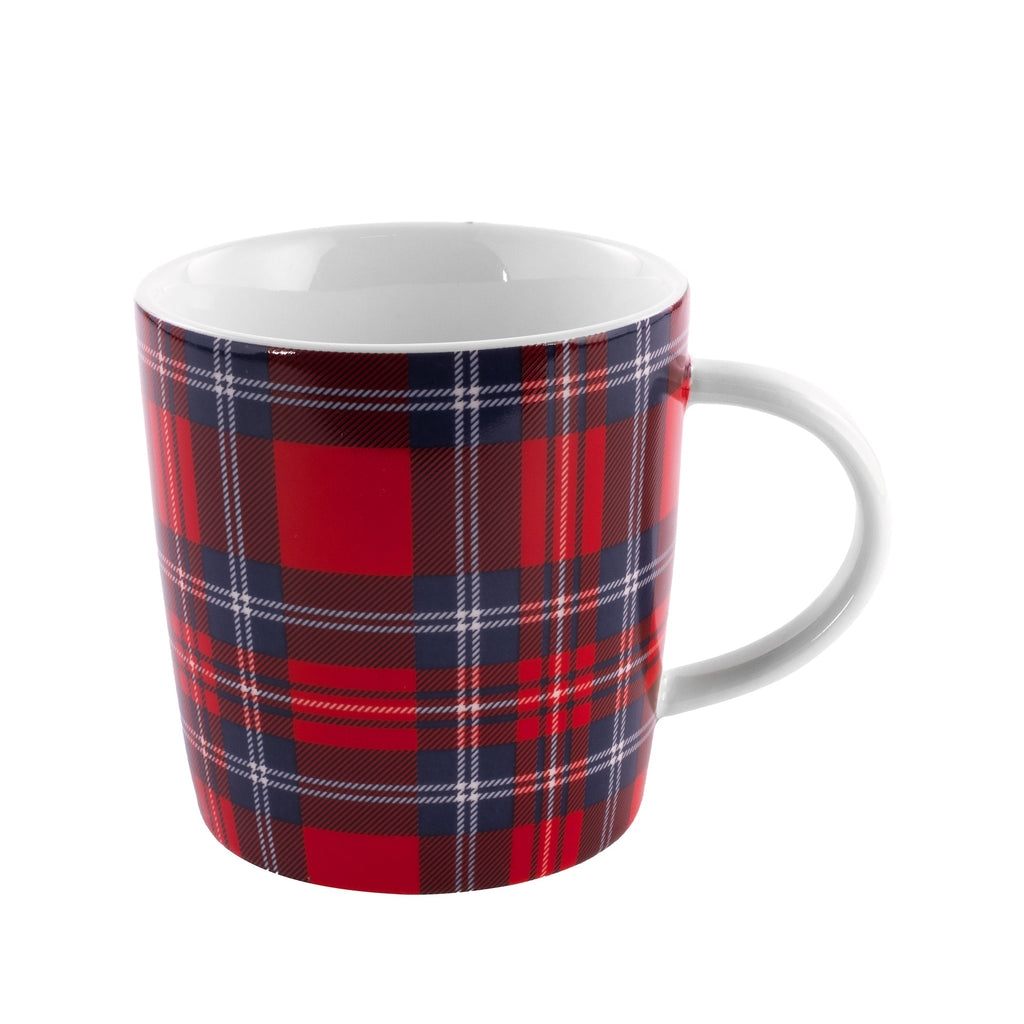 Ceramic Mug, Angie Plaid