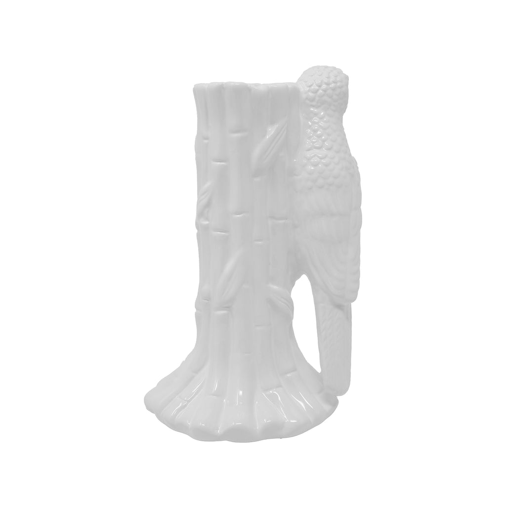 Tapered Candle Holder, Resort White (Parrot)