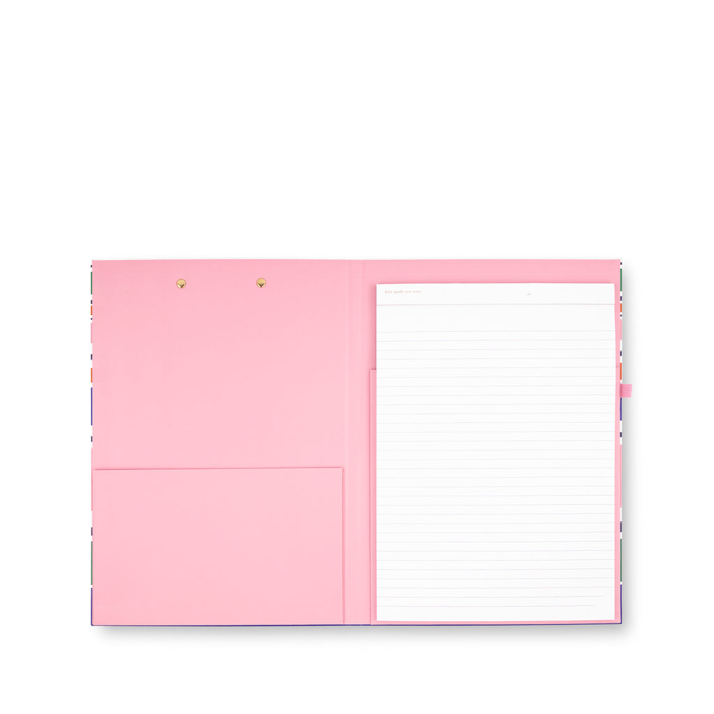 Clipboard Folio, Ocean Stripe