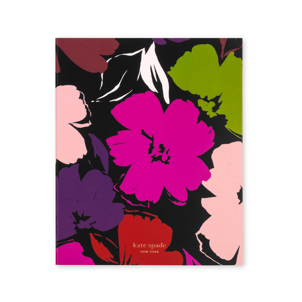 Concealed Spiral Notebook, Painterly Blooms