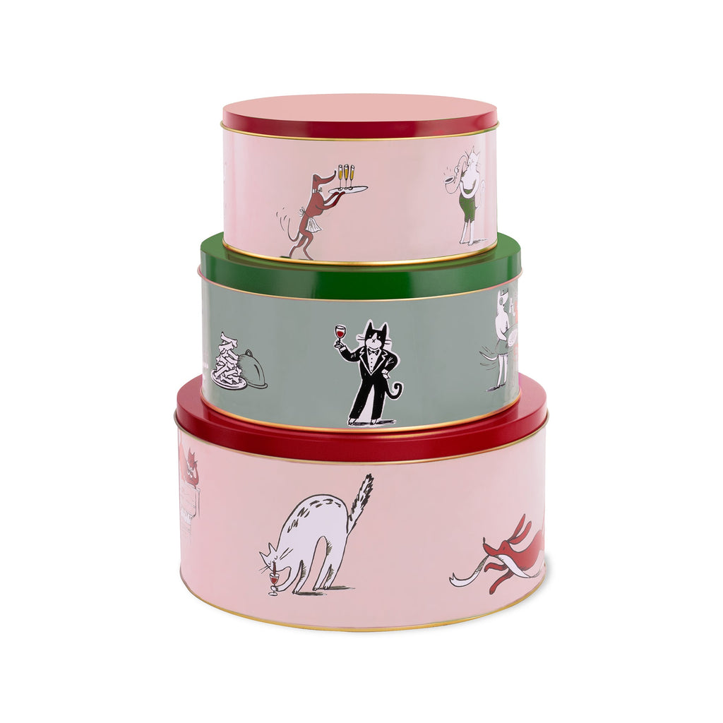 Cookie Tin Set, Holiday Party