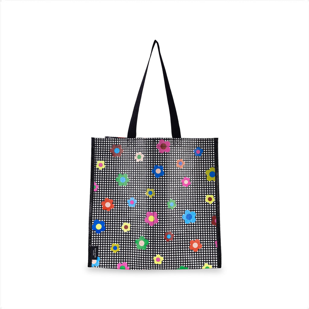 Grocery Tote, Gingham Garden