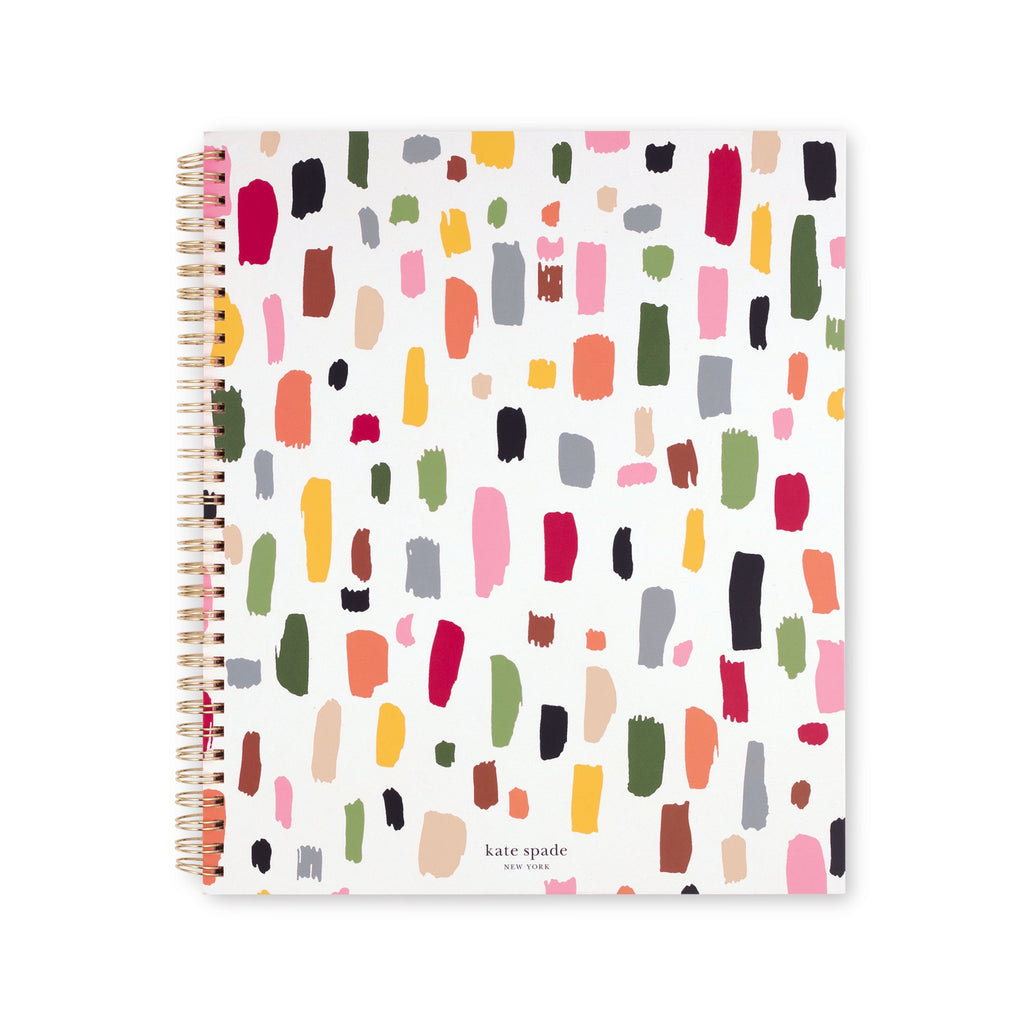 Large Spiral Notebook, Painterly Strokes