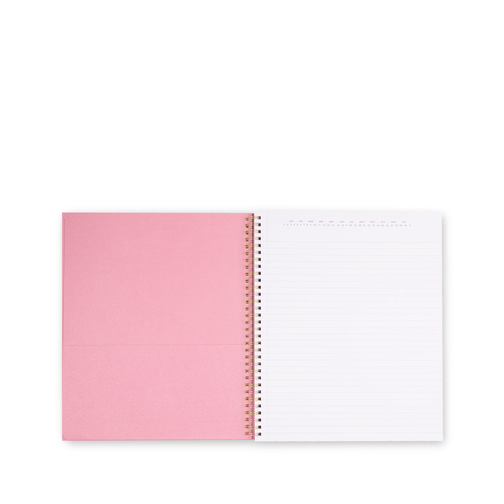 Large Spiral Notebook, Painterly Strokes