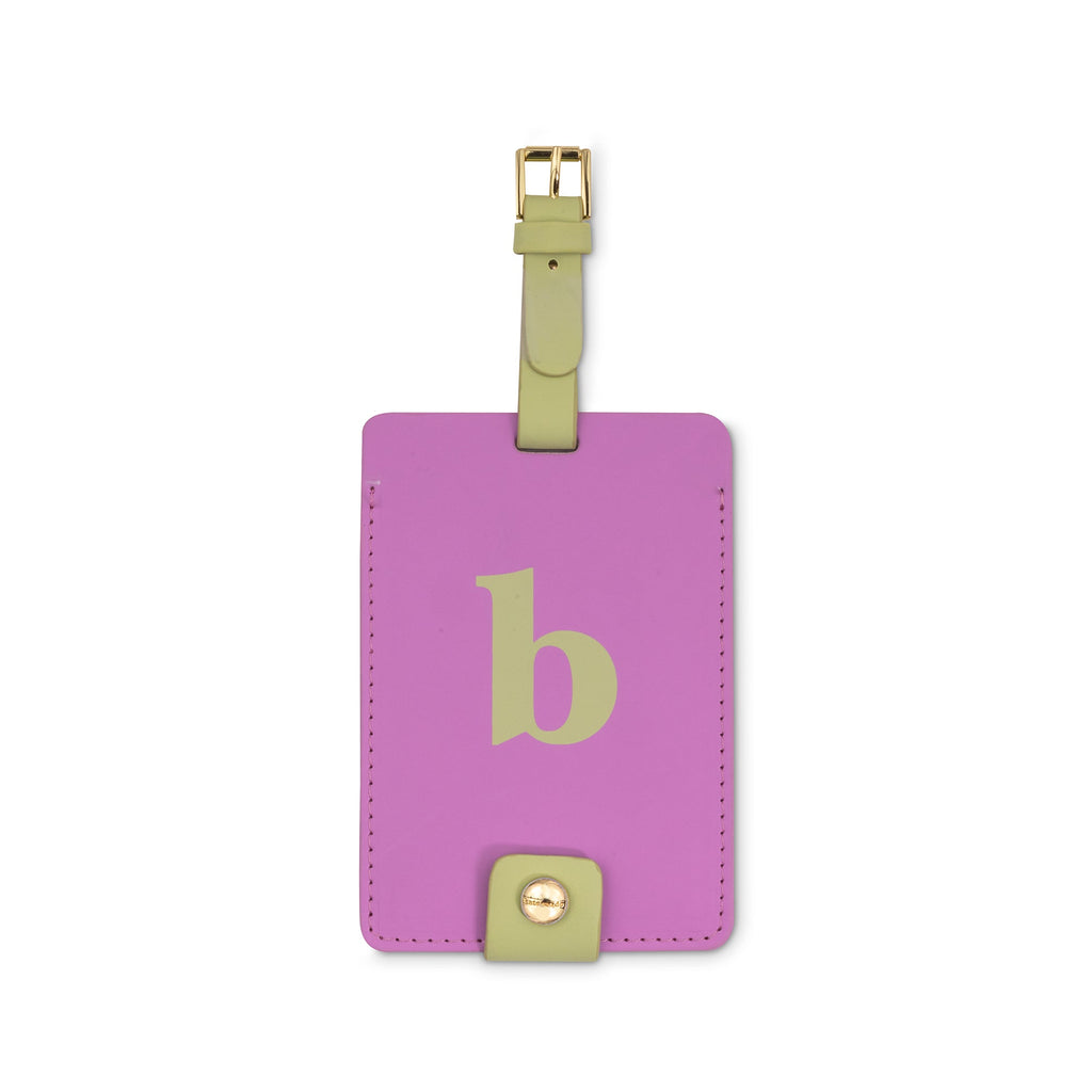 Just Mine Initial Luggage Tag, B