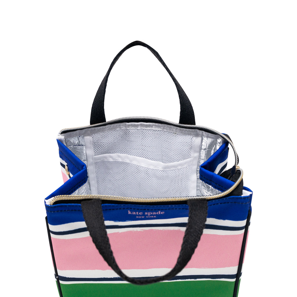 Lunch Bag, Ocean Stripe