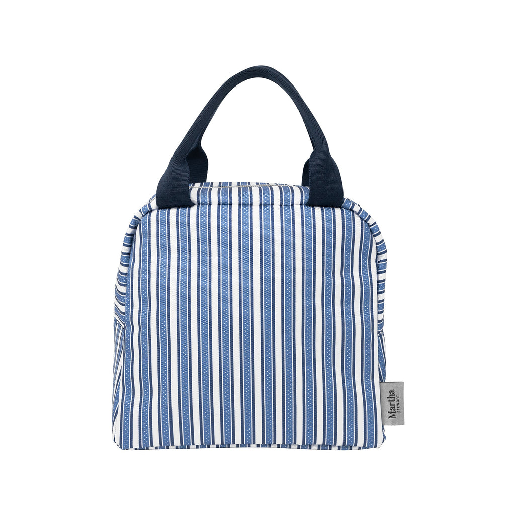 Lunch Tote, Deep Ultramarine Stripe