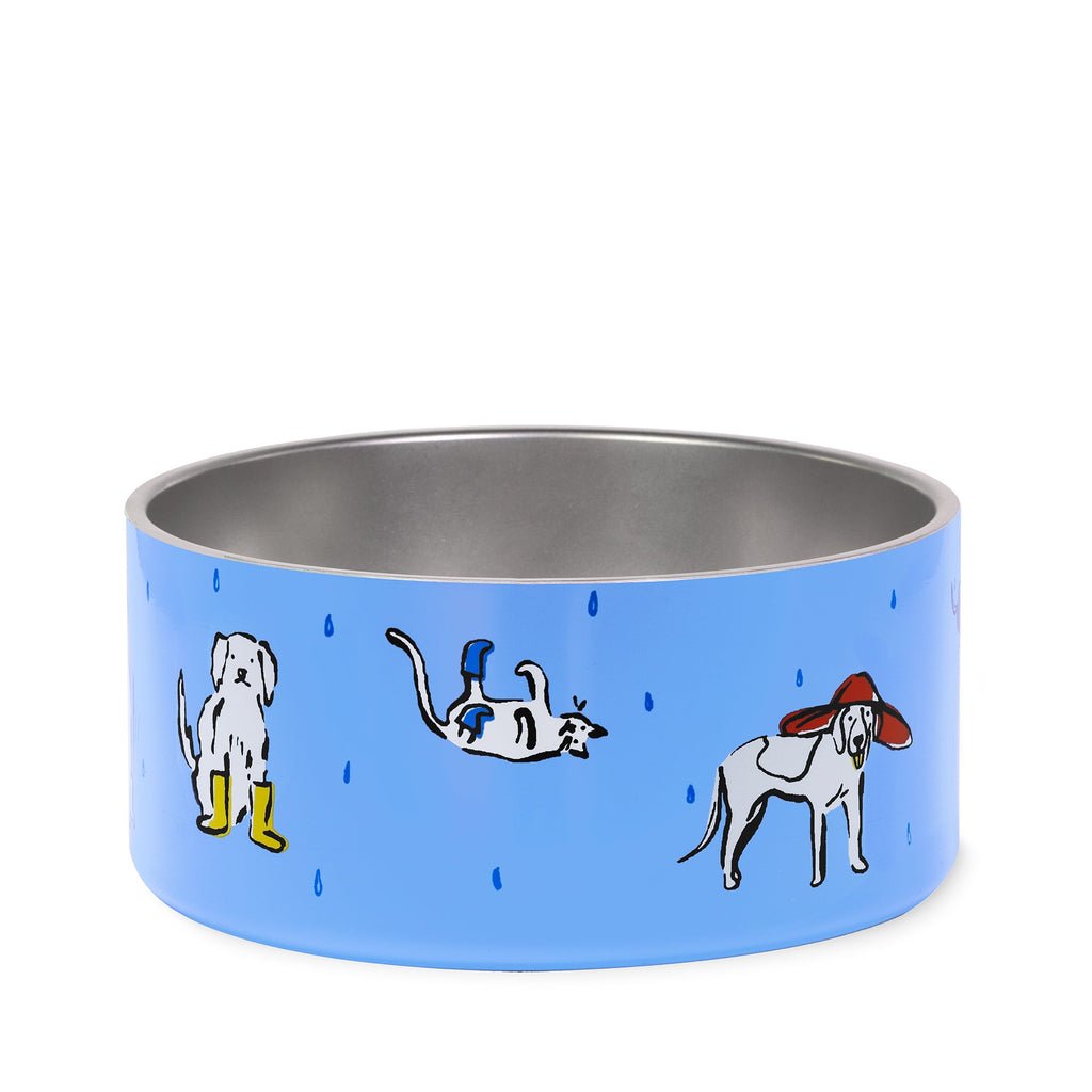 Large Dog Bowl, Raining Cats and Dogs