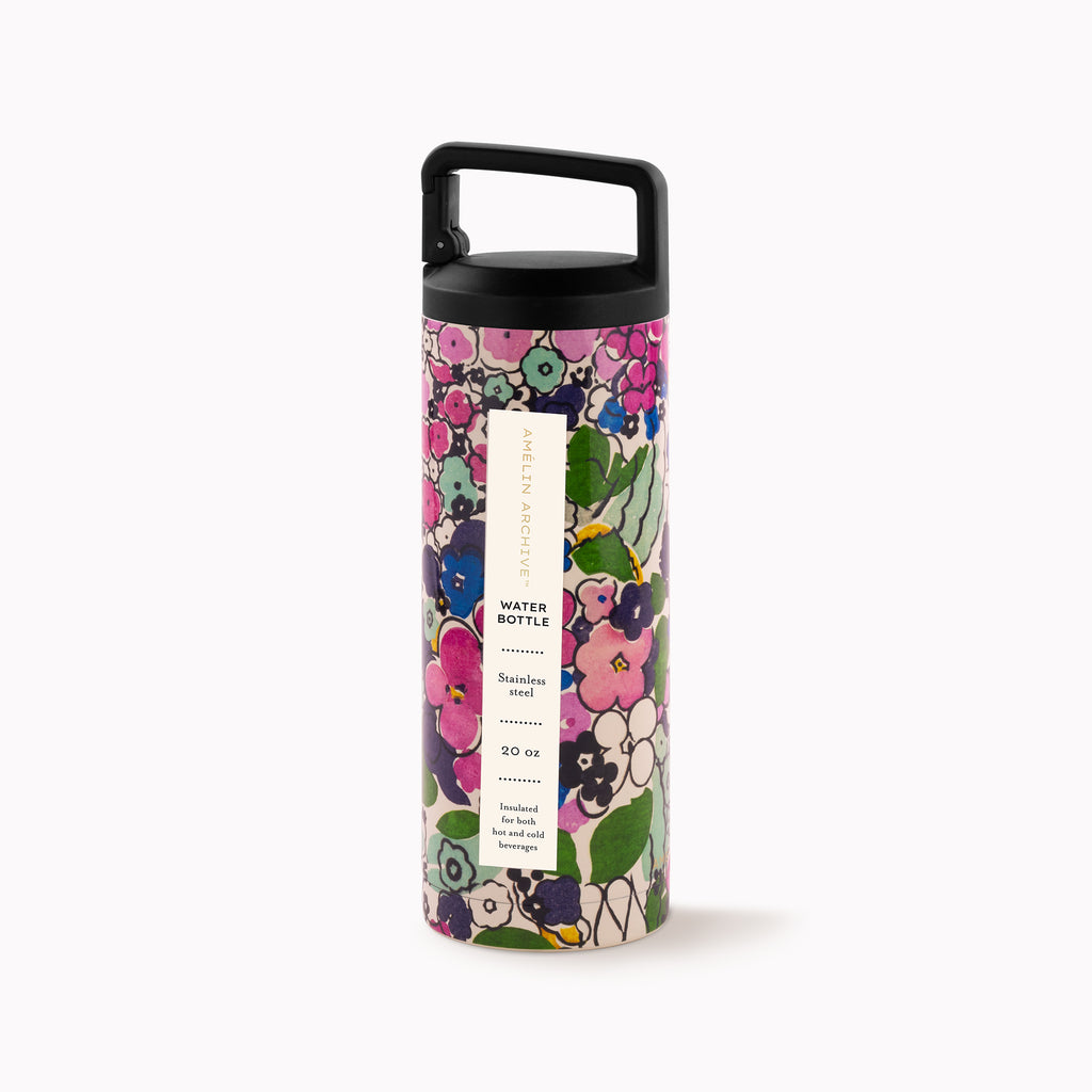 Stainless Steel Water Bottle, Florale