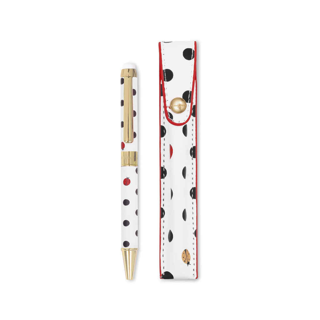 Stylus Pen with Pouch, Ladybug Dot