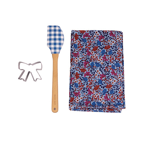 Tea Towel Gift Set, Coneflower Forever Blue