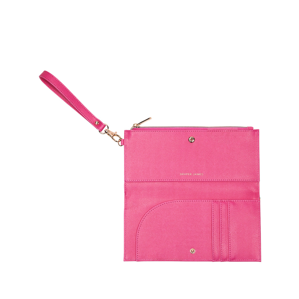 Travel Wallet, Coneflower Pink