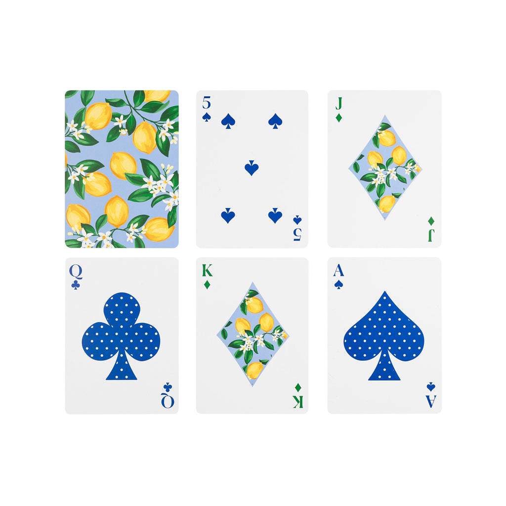 Waterproof Playing Cards, Lemons